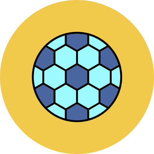 palla da calcio Generic color lineal-color icona