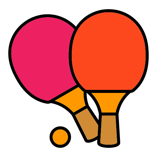Ping Pong Generic color lineal-color icon