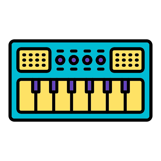 Фортепиано Generic color lineal-color иконка