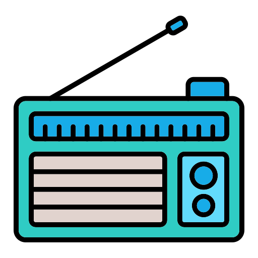 radio Generic color lineal-color icono