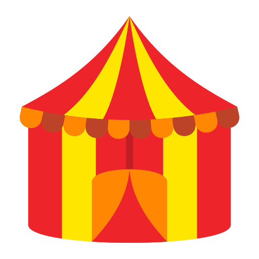chapiteau de cirque Generic color fill Icône