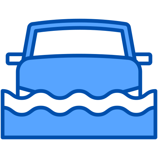 Natural Disaster Generic Blue icon