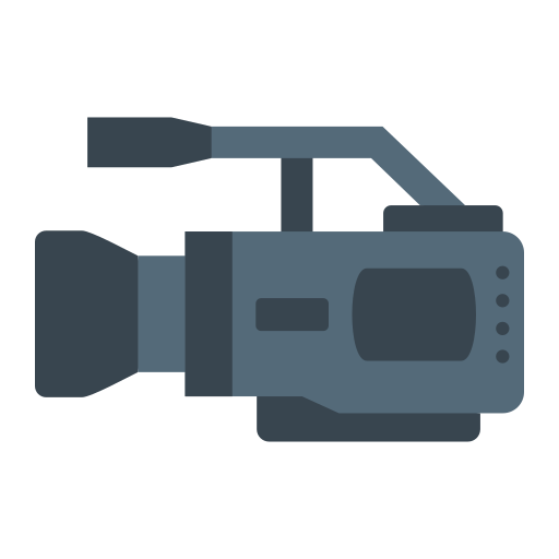 Video Camera Generic color fill icon