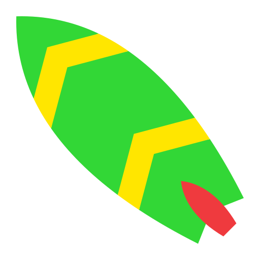 서핑 보드 Generic color fill icon