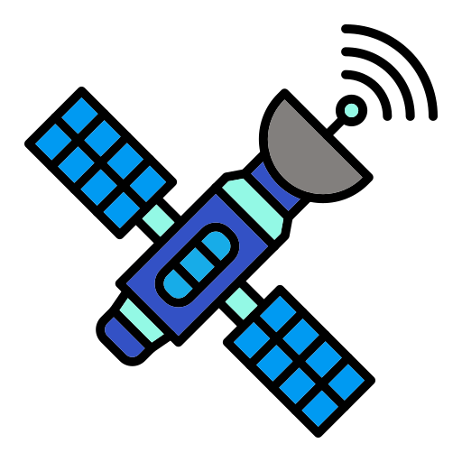 satélite Generic color lineal-color icono