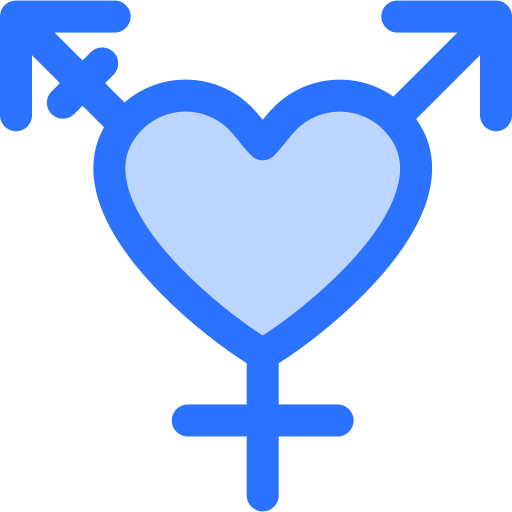 transgender Generic color lineal-color icon