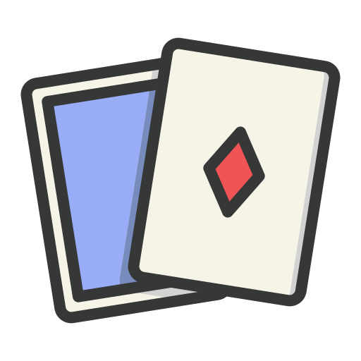 poker kaarten Generic Outline Color icoon