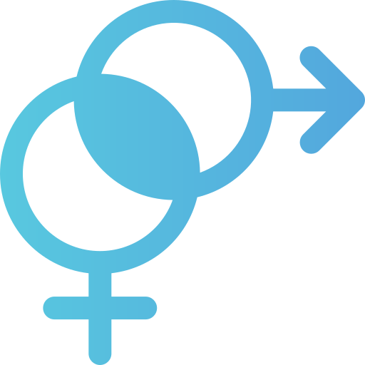 Gender Generic gradient fill icon