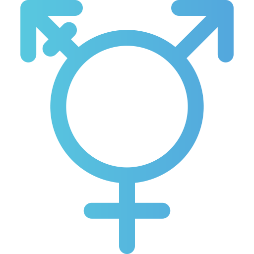 transgénero Generic gradient outline icono