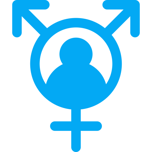 transgender Generic color fill icona