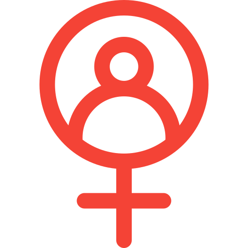 vrouwelijk Generic color outline icoon