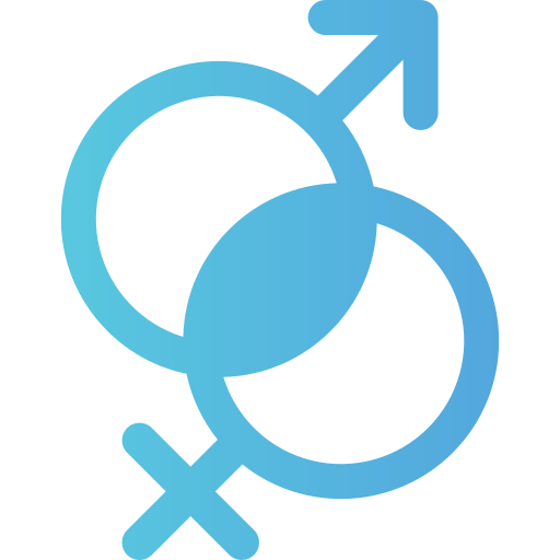 Gender Generic gradient fill icon