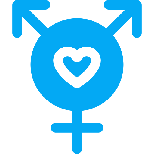 transgender Generic color fill icona