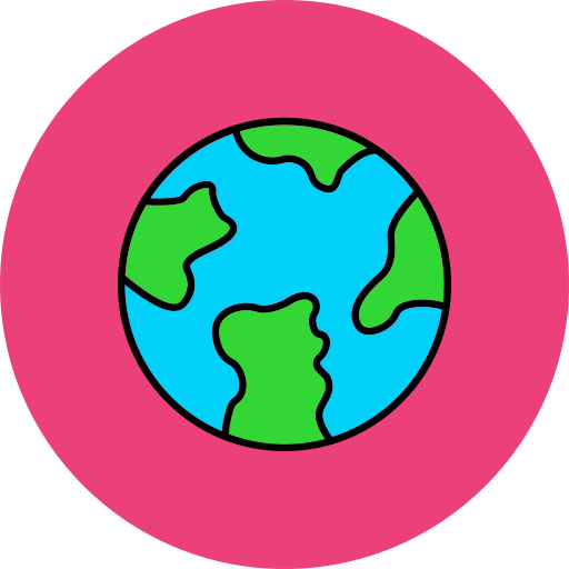 지구 행성 Generic color lineal-color icon