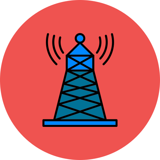 torre di segnalazione Generic color lineal-color icona