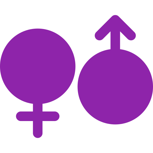 男性と女性 Generic color fill icon
