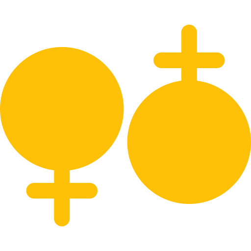 女性 Generic color fill icon