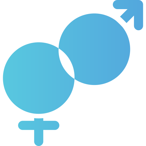Gender fluid Generic gradient fill icon