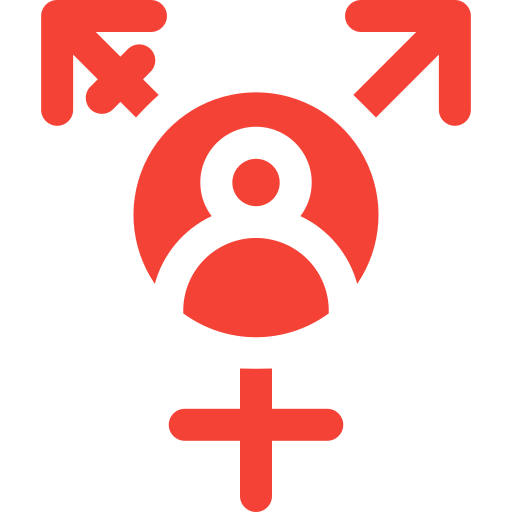 Transgender Generic color fill icon