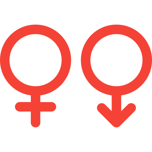 mâle et femelle Generic color outline Icône