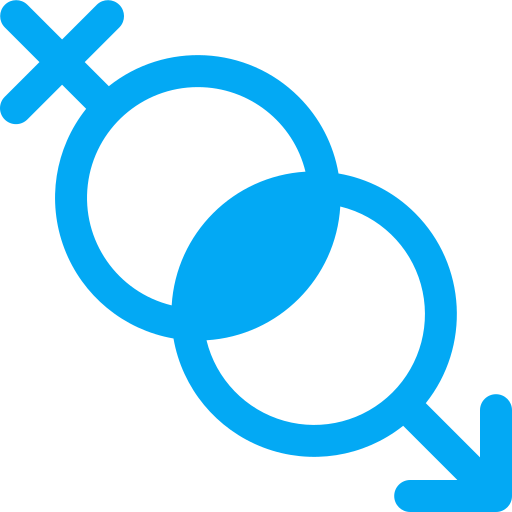 männlich und weiblich Generic color fill icon