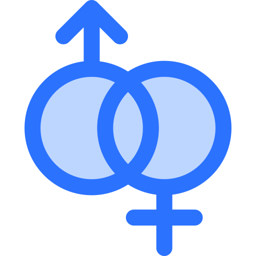 mannelijk en vrouwelijk Generic color lineal-color icoon