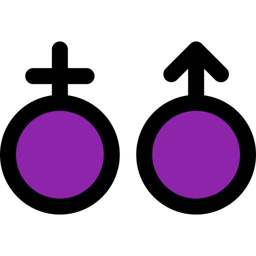 성별 Generic color lineal-color icon