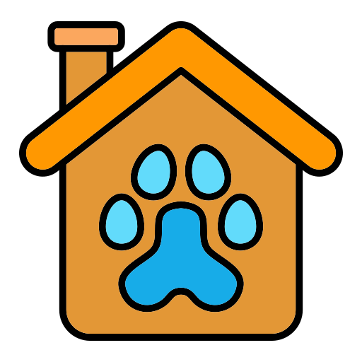 Дом для домашних животных Generic color lineal-color иконка