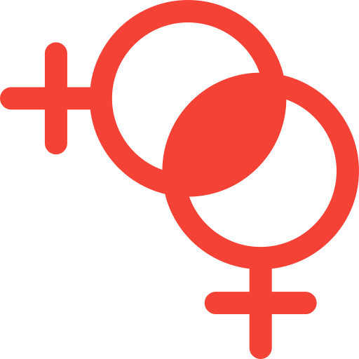 女性 Generic color fill icon