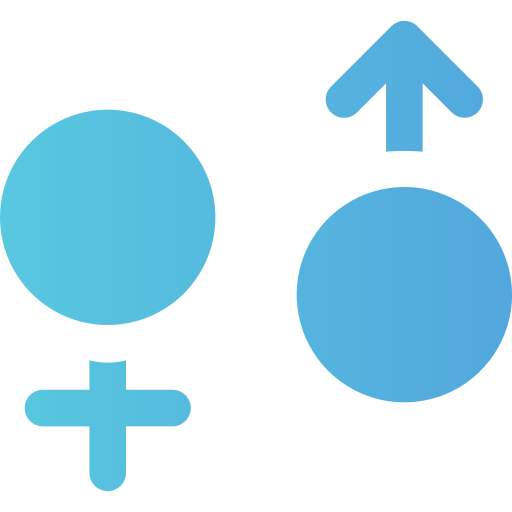 männlich und weiblich Generic gradient fill icon