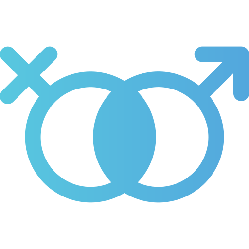 Transgender Generic gradient fill icon