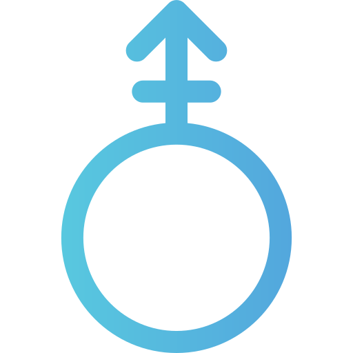 transgender Generic gradient outline icoon