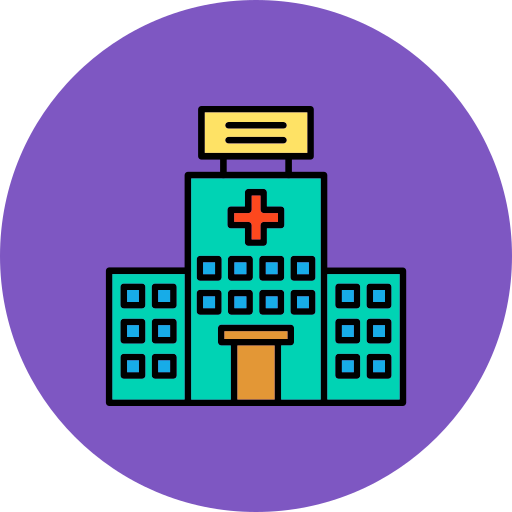 edificio ospedaliero Generic color lineal-color icona