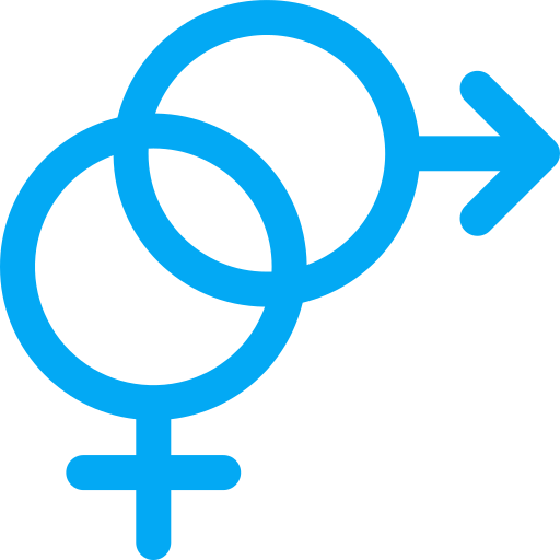 transgender Generic color outline icona