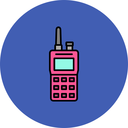 walkie-talkie Generic color lineal-color icoon