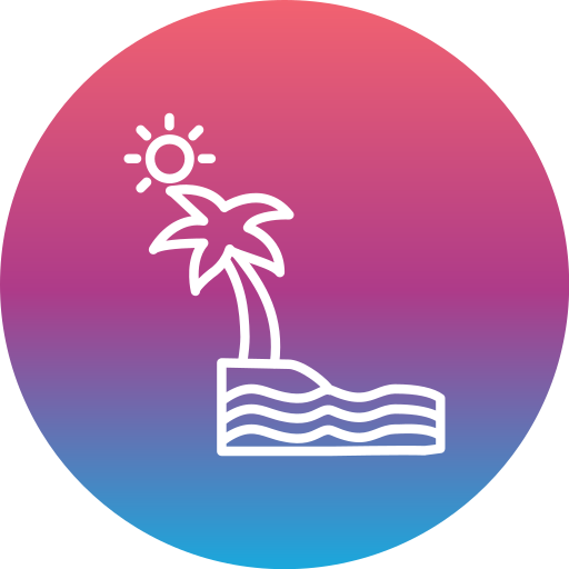 Vacation Generic gradient fill icon