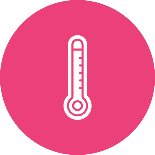 termometr Generic color fill ikona