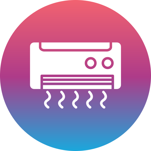 Air conditioner Generic gradient fill icon