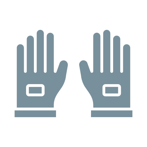 Резиновые перчатки Generic color fill иконка