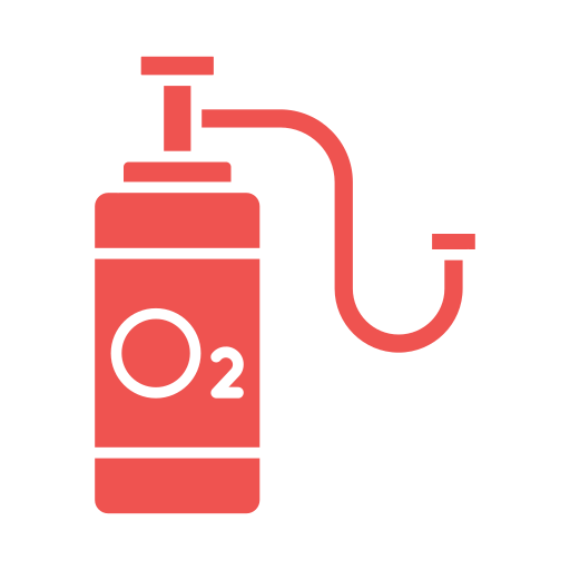酸素タンク Generic color fill icon