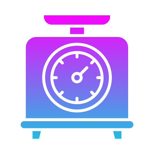 Weighing machine Generic gradient fill icon