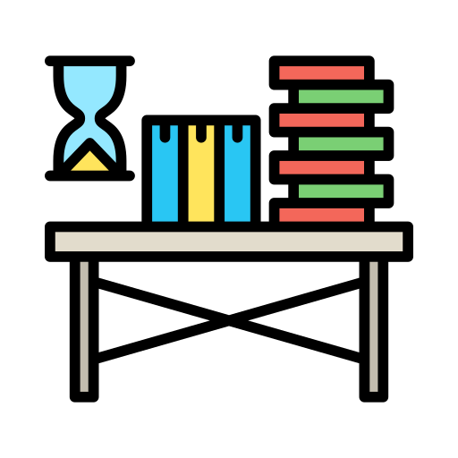 Office table Generic Outline Color icon