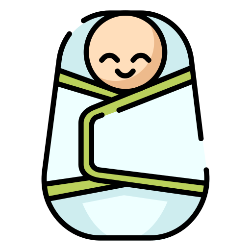 portantina per bebè Generic Outline Color icona