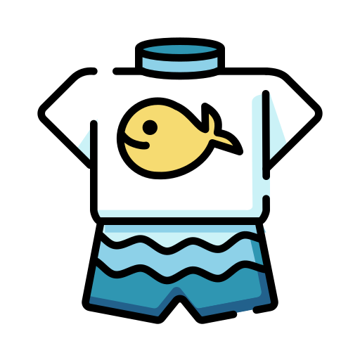 kostium kąpielowy Generic Outline Color ikona