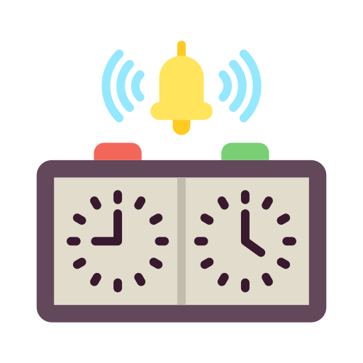 reloj de ajedrez Generic Flat icono