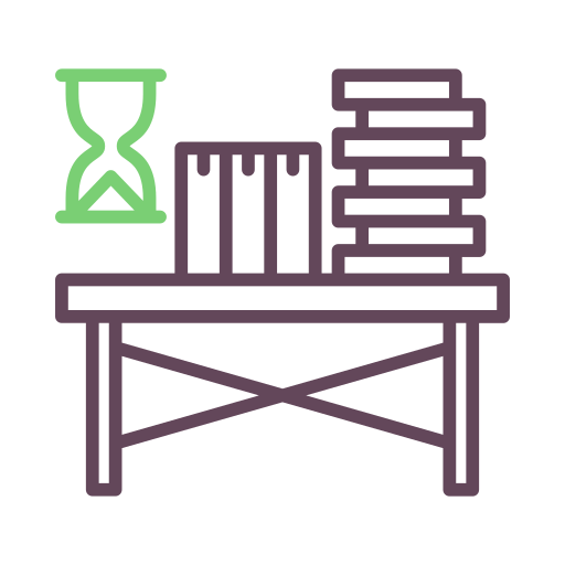 Office table Generic Outline Color icon