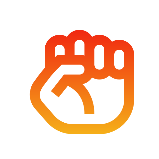Fist Generic Gradient icon