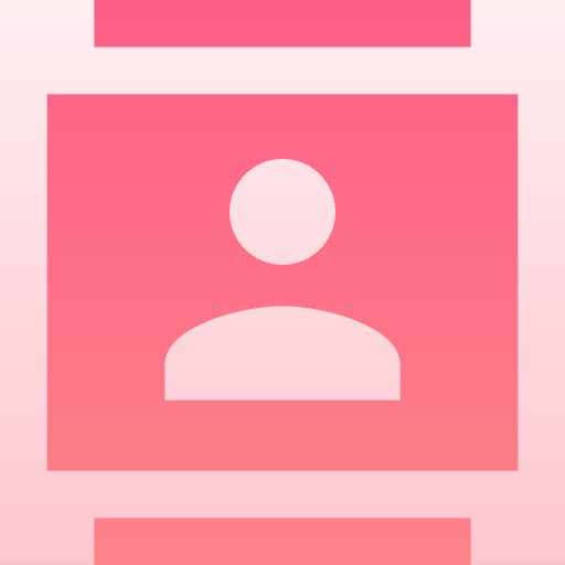 Contact Generic gradient fill icon