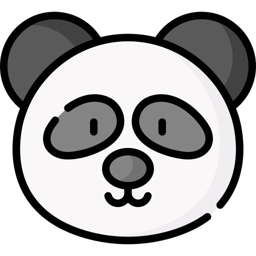Панда Special Lineal color иконка