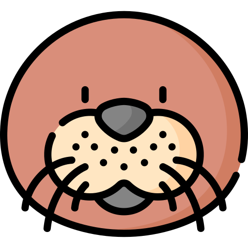 바다 코끼리 Special Lineal color icon